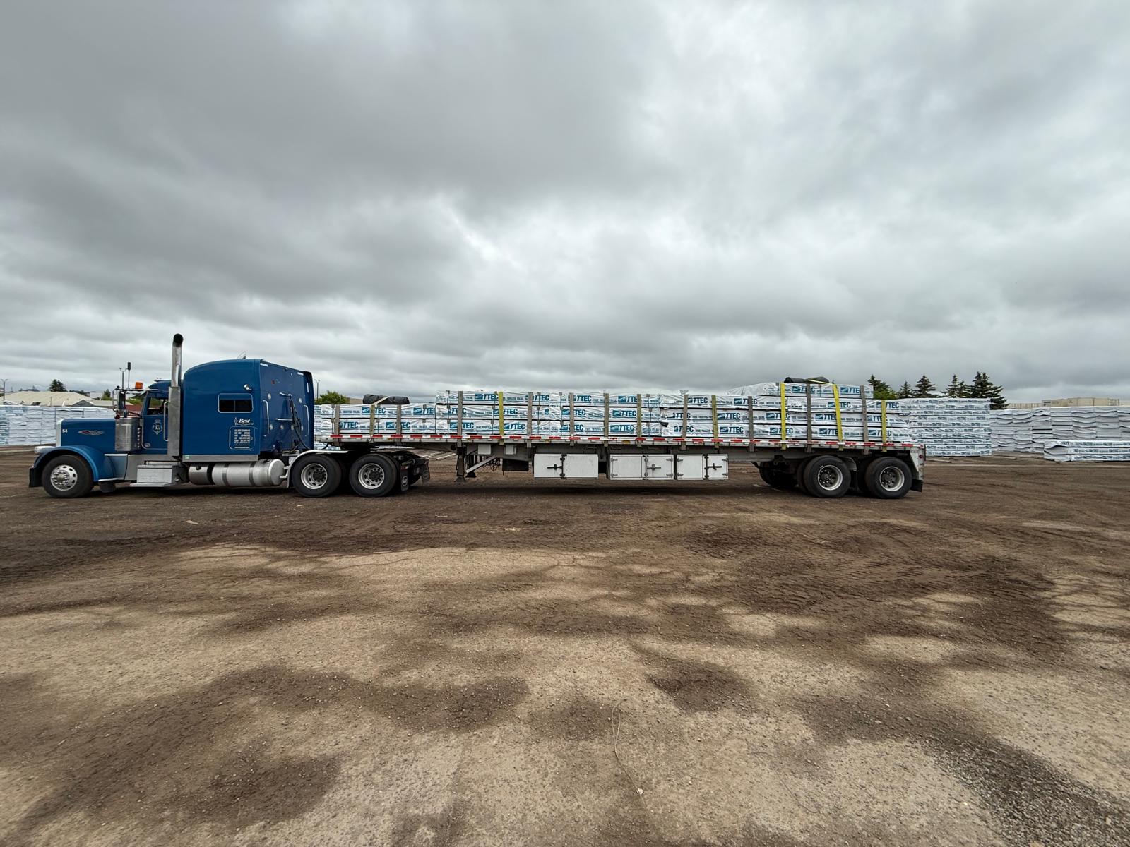 Best Source flatbed lumber load